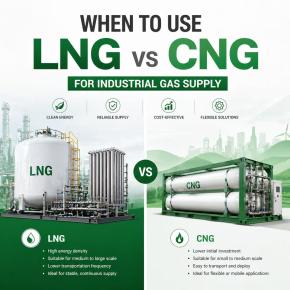 When to Use LNG vs CNG for Industrial Gas Supply?